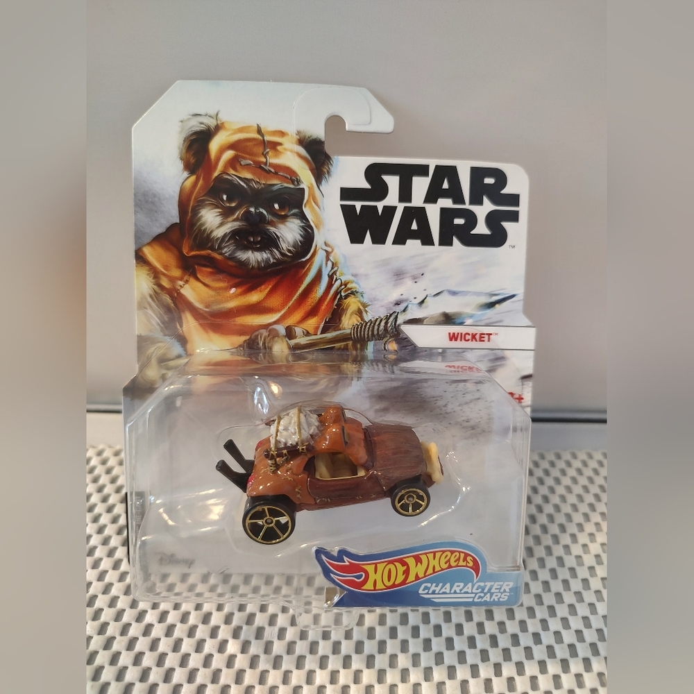 Hot Wheels Character Cars Wicket Star Wars Die-Cast NWT Disney